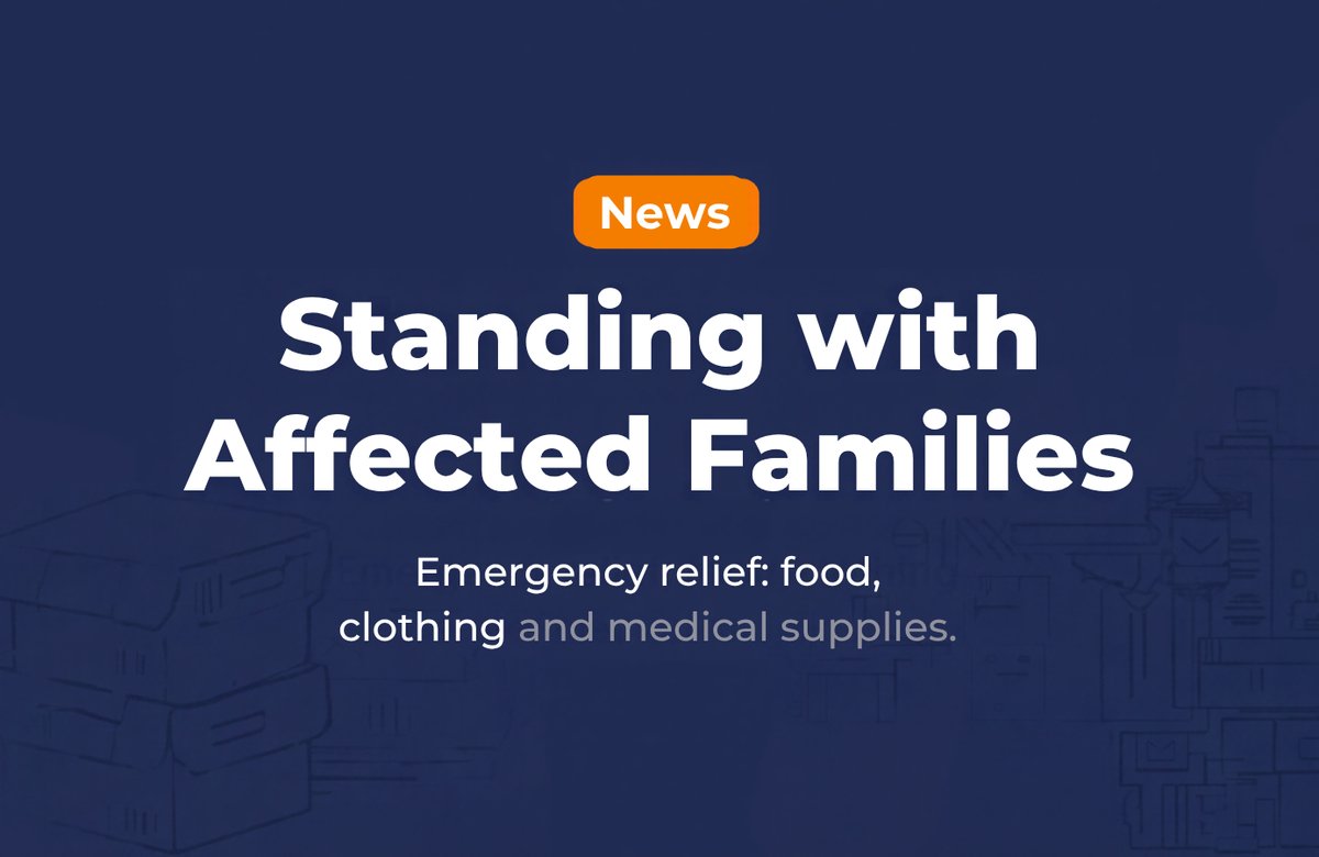 Foundation Stands with 300 Affected Families